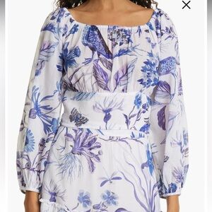 Banjanan Vivian Floral Peplum Top